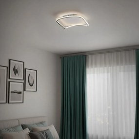 Stropné LED svietidlo Cali Square, 1x LED 30w, 4000k, b