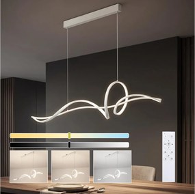 Brilagi - stmievateľný LED luster na lanku SIGNATURE LED/55W/230V 120x23 cm biela + DO