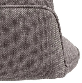 Svetlosivé čalúnené jedálenské kreslá v súprave s podrúčkami 2 ks Glenda – Actona