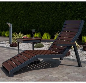 Záhradné ležadlo Loft palisander