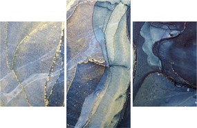 Obraz - Abstrakcia alkoholovým atramentom (90x60 cm)