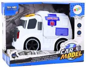 LEAN TOYS Sanitka, zvuky, svetlá - biela