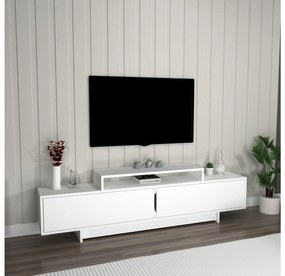 TV stolík/skrinka Grasias (biela). Akcia -19%. Vlastná spoľahlivá doprava až k Vám domov. 1107676
