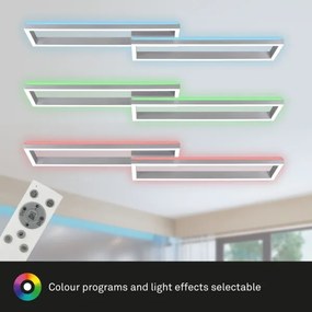 Brilo - LED RGBW Stmievateľný prisadený luster FRAME 2xLED/21W/230V 2700-6500K+ DO