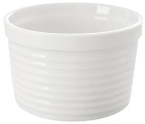 Zapekacia miska, pr. 10 cm, v. 6,5 cm, porcelán, biela, 12 ks