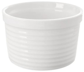 Zapekacia miska, pr. 10 cm, v. 6,5 cm, porcelán, biela, 12 ks