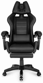 1039 Herná stolička čierna - Látka