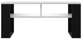 Konferenčný stolík Maduro 3 (biela + čierna). Akcia -22%. Vlastná spoľahlivá doprava až k Vám domov. 1132429