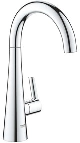 GROHE Zedra pákový drezový ventil s filtráciou (bez filtra), výška výtoku 180 mm, chróm, 30026002