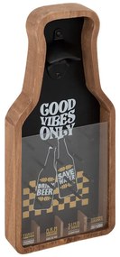 Drevený otvárač na fľaše Bottle, 39x17,5 cm