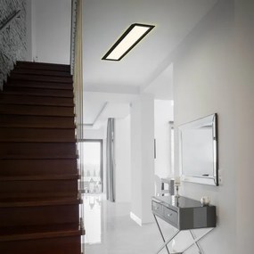 Briloner 7365-015 - LED Stropné svietidlo CADRE LED/22W/230V 58,2x20,2 cm čierna