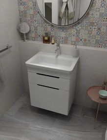 Sapho Sapho, CITY keramické umývadlo hranaté 50x18x40cm, KE050