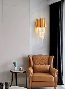 Toolight Toolight, nástenná lampa 1xE14 312357, ružové zlato, OSW-04414