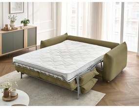 Zelená rozkladacia pohovka 234 cm Ernest – Bobochic Paris