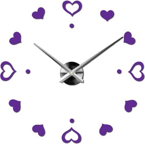 SENTOP | Nástenné hodiny ako obraz moderné hodiny vyrobené z plastu 12S046-S-Wall clock HEU- analógové