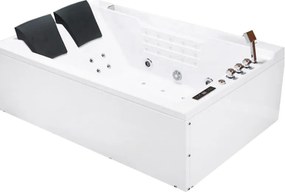 Terra Hydromasážna vírivá vaňa Fenix 606BH 180x120 s ohrevom vody, ľavá