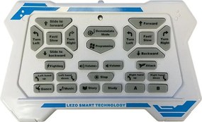 LEAN Toys Diaľkovo ovládaný robot R/C strieľajúci guľôčky, oranžový