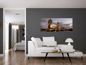 Obrázok - Tower Bridge v noci (120x50 cm)