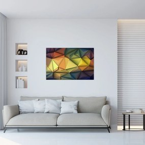 Obraz - Polygonálna 3D abstrakcia (90x60 cm)