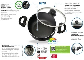 Elo 48004 Basic 4-dielna súprava hliníkových hrncov Metis
