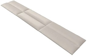 Čalúnený nástenný panel FRAME PAROS 15x90 cm Farba: Krémová