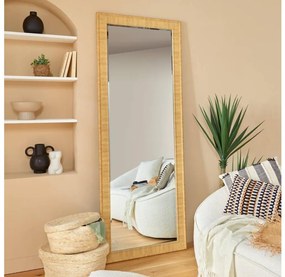 Atmosphera - Nástenné zrkadlo THEA 194,5x71,5 cm béžové