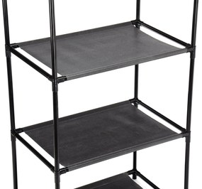 Otevřená šatní skříň MILENA černá