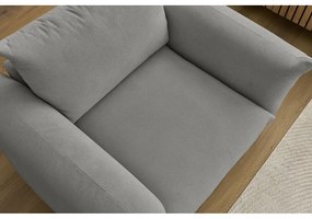 Sivé kreslo Ernest – Bobochic Paris