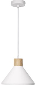Ledvance - Luster na lanku DECOR PLASTER 1xE27/25W/230V pr. 22 cm sadra biela