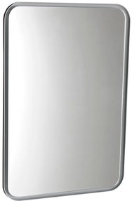 Sapho Sapho, FLOAT LED podsvietené zaoblené zrkadlo v ráme 500x700mm, biela, 22571