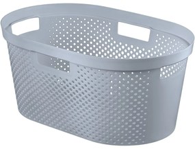 Curver Kôš na čistú bielizeň INFINITY 39L šedý bodkami