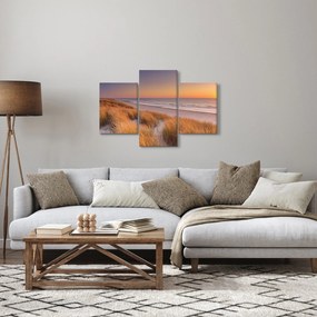 Obraz - Pláž pri západe slnka (90x60 cm)