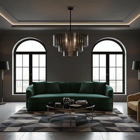 Toolight Toolight, závesné stropné svietidlo 62cm, 8xE14, APP1678-8CP, šedá, OSW-09313