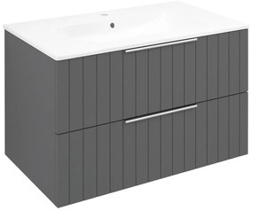 Sapho Sapho, CIRASA umývadlová skrinka 79,8x52x46cm, carina strip, CR801-4141S