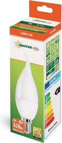 LED žárovka SVÍČKA 8W 230V E-14 DECO teplá bílá