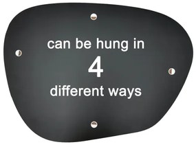 Nástenné zrkadlo AMORPHOUS 70x90 cm