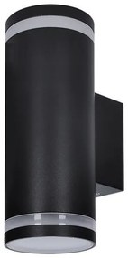 SOLIGHT Vonkajšie nástenné svietidlo POTENZA 2xGU10 | IP54, čierne