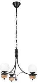 Brilagi - LED Luster na reťazi COTTAGE 3xG9/40W/230V buk/biela