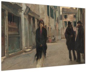 Obraz - John Singer Sargent, Street in Venice, reprodukcia (90x60 cm)