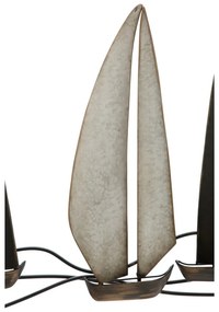 Kovová nástenná dekorácia 119x51 cm Regata – Mauro Ferretti