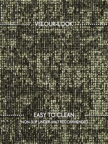 ELLE Decoration, Kusový koberec Brilliance Prisma 106313 Green z kolekcie Elle, 80x150, zelená, obývacia izba