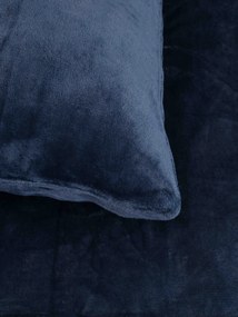 Obliečka na vankúš mikroplyš Exclusive 50 × 70 cm - Laura námornícka modrá