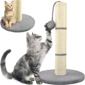 Drapák pre mačky - Šedý stĺpik 45cm 74125