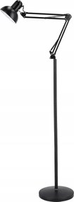 Stojacia lampa 1xE27/40W/230V čierna