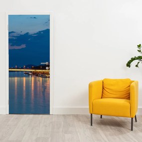 Fototapeta na dvere - Bratislava s hradom (95x205cm)