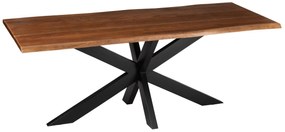 Obdĺžnikový jedálenský stôl s doskou z akáciového dreva Gerard Acacia- 200*90*76 cm