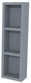 Mereo Aira, kúpeľňová skrinka 20 cm, horná, policová, Multidecor, Monumentálna sivá, MER-CN796SMSO1