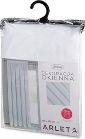 ZÁCLONA NA PÁSKE ARLETA 135X270 CM BIELA