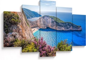 Obraz - Pláž Navagio, Grécko (150x105 cm)
