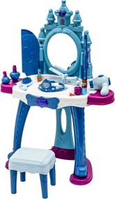 LEAN Toys Interaktívna toaletná stolička so zrkadlom Ice Princess Príslušenstvo 35 el.